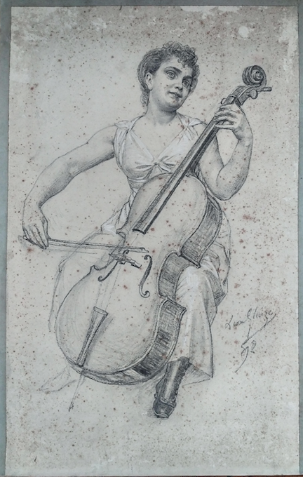 Léon Glaize La Violoncelliste